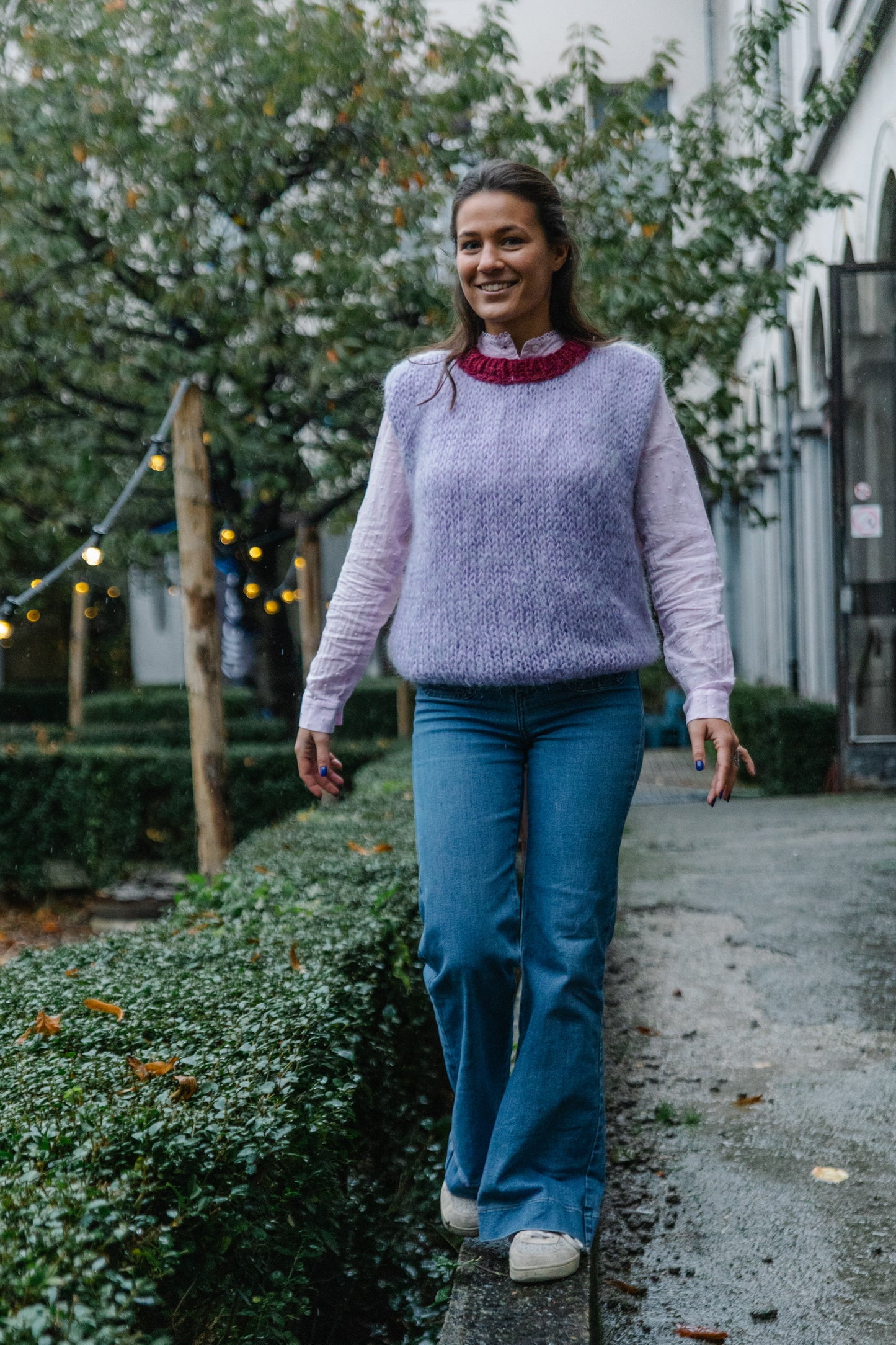 Lavender Knit