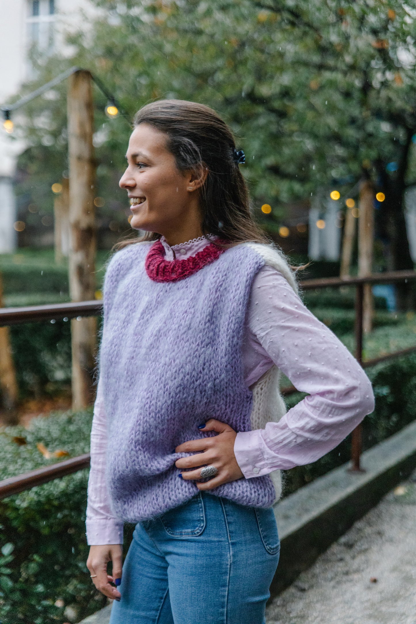 Lavender Knit